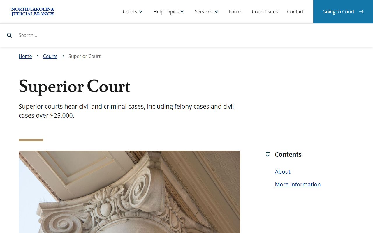 Cabarrus County court records Superior Court information