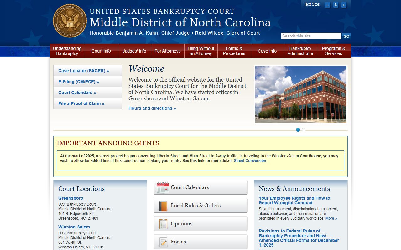 Cabarrus County probate records bankruptcy court distinction
